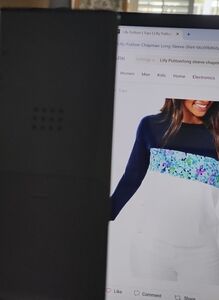 NWT Lilly Pulitzer Chapman Long Sleeve Top Size M